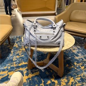 Balenciaga Light Blue Shoulder Bag